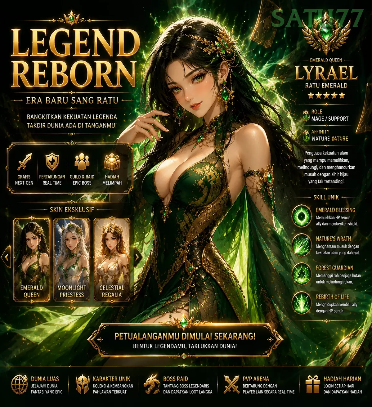Login satu77 Sekarang Bonus Melimpah